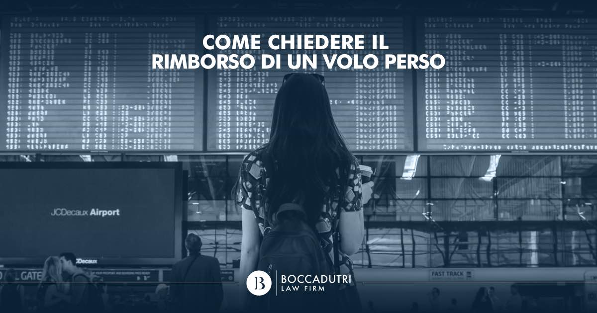 Come chiedere il rimborso di un volo perso