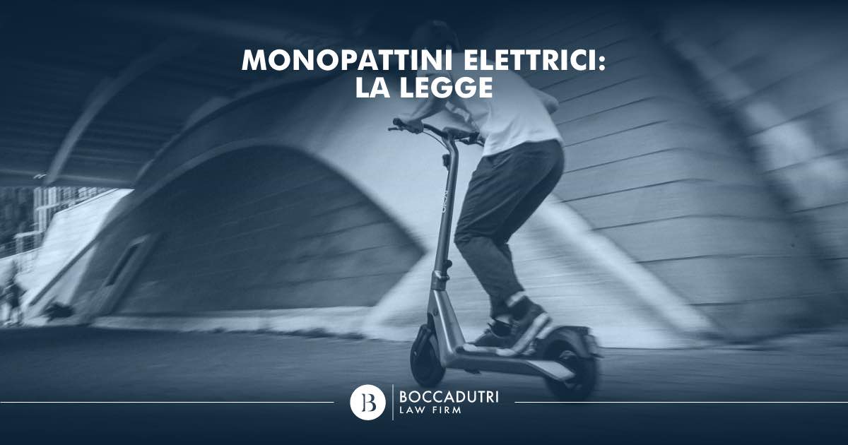 Monopattini elettrici: la legge