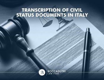 Transcription of Civil Status Documents in Italy